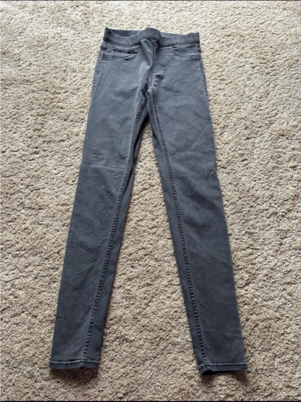 Women Skinny Jeans with Elastic Band | Black | Size: 6
